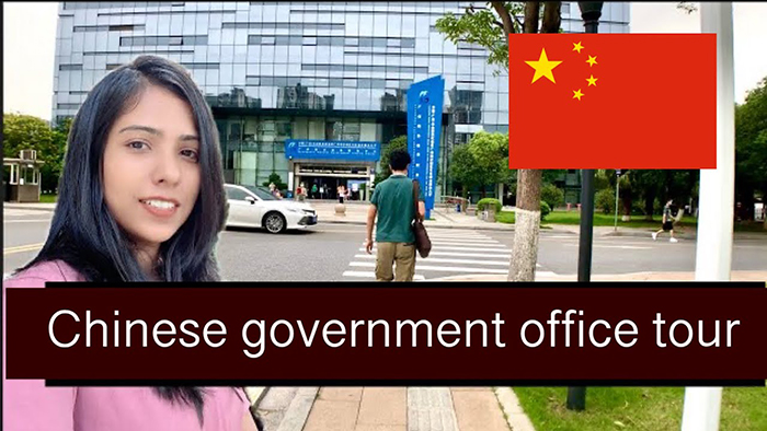 如琪在中国（Ruchi in China）：中国政府办事大厅一游 Chinese government office tour