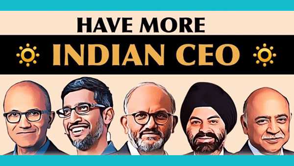 中国人创建的财富500强公司比印度多得多，足以证明其领导能力，为什么在美国印度裔CEO远远多于华裔？