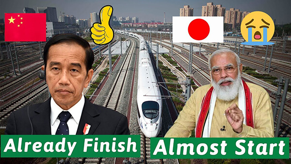 雅万高铁余波：日本非常生气！中国印尼高铁都建成了，为什么印度不行？